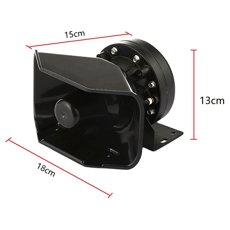12V 200W Last Alarm Horn Høyttaler